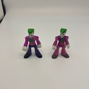 Lot Of 2 Joker DC Imaginext Action Figure Loose‎